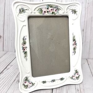 Terragrafics Vintage Frame Ceramic Porcelain Rose Cottage Core Shabby Chic
